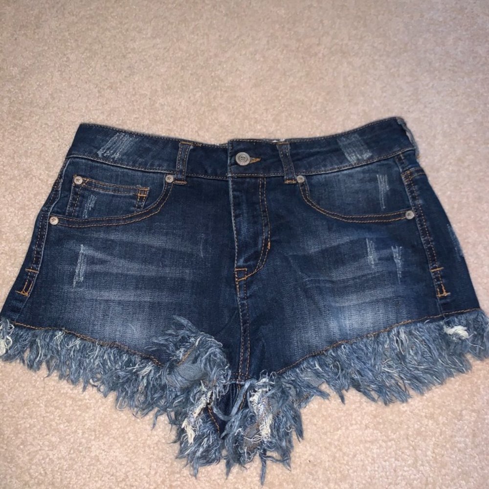 Altar'd State Distressed Jean Shorts